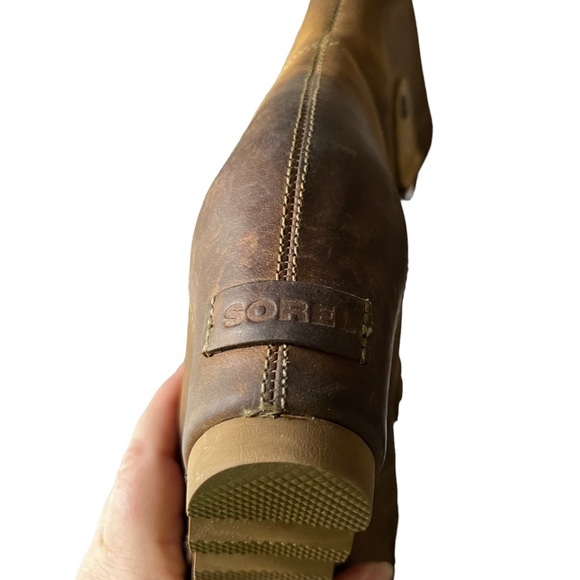 SOREL Joan of Arctic Wedge Mid Boots - Tobacco - Picture 6 of 7